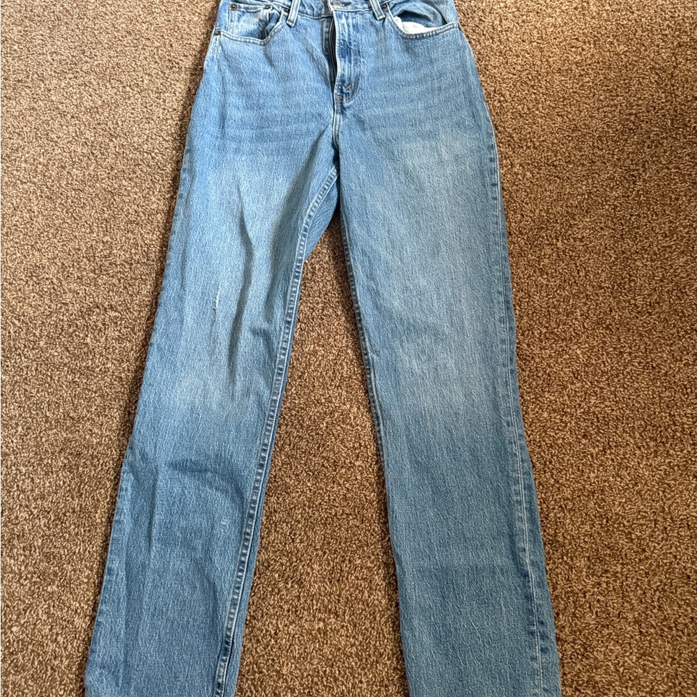 Abercrombie & Fitch Blue Straight Leg Jeans